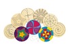 Knutselpakket - spinner - hout - set van 24