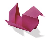 Vouwbladen - 15 x 15 cm - intensieve kleuren - ass/100