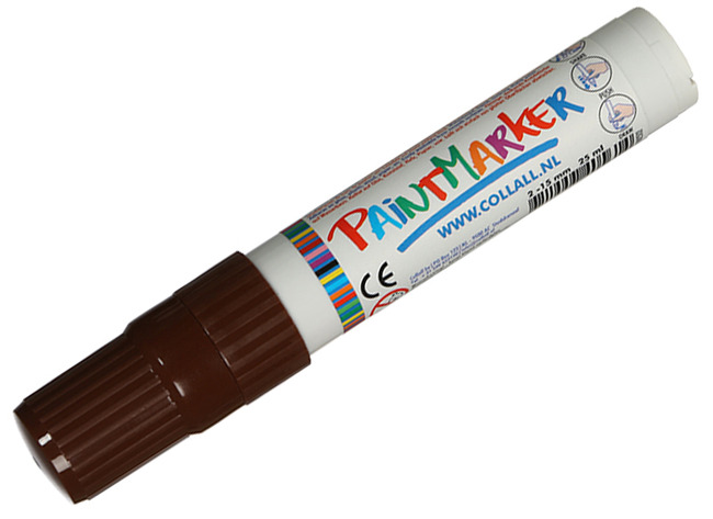 Stiften - Krijtstiften - Collal Paintmarker - 25 Ml - Bruin - Per Stuk