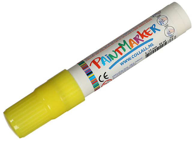 Stiften - Krijtstiften - Collal Paintmarker - 25 Ml - Geel - Per Stuk
