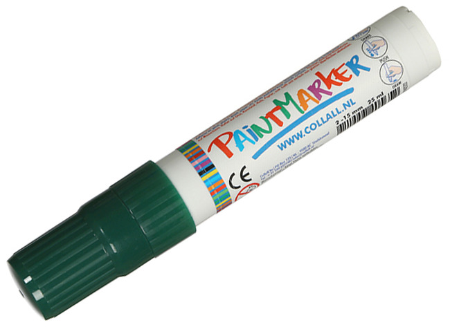 Stiften - Krijtstiften - Collal Paintmarker - 25 Ml - Groen Donker - Per Stuk