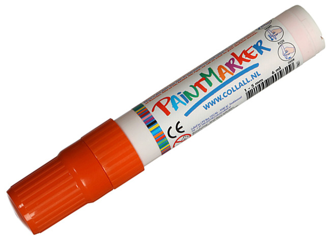 Stiften - Krijtstiften - Collal Paintmarker - 25 Ml - Oranje - Per Stuk