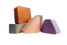 KLIMMEN EN KLAUTEREN - MOES - PLAY BLOCKS - EARTH COLLECTION - SET VAN 5