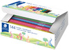 Potloden - kleurpotloden - Staedtler - zeshoekig - doos - voordeelpakket - set van 144 assorti