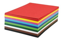 Papier - tekenpapier - A3 - 120 g - gekleurd - set van 250 vellen assorti