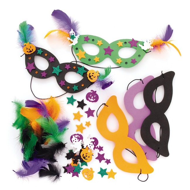 Halloween - Mix En Match - Maskers - Megabril - Ass/8