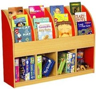 Boekenstand - Rood - Groot