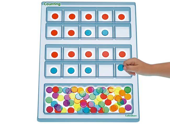 Sorteren - Lakeshore Learning Light Table Counting Tray - Teltray - Per Stuk