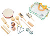 Muziek - tickit - instrumenten - percussieset - set van 16