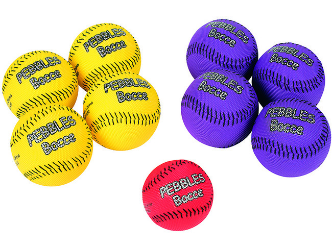 Spel - Balspel - Spordas Pebbles Bocce Balls - Met Opbergtas - Per Spel