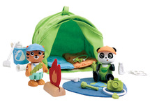 Poppenhuis - Hape - eco camping set - per set