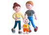 Poppenhuis - Haba - Little Friends - speelset - familie - set van 3