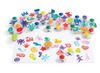 Stempels - verfstempels - foam - 6 cm - set van 50 assorti