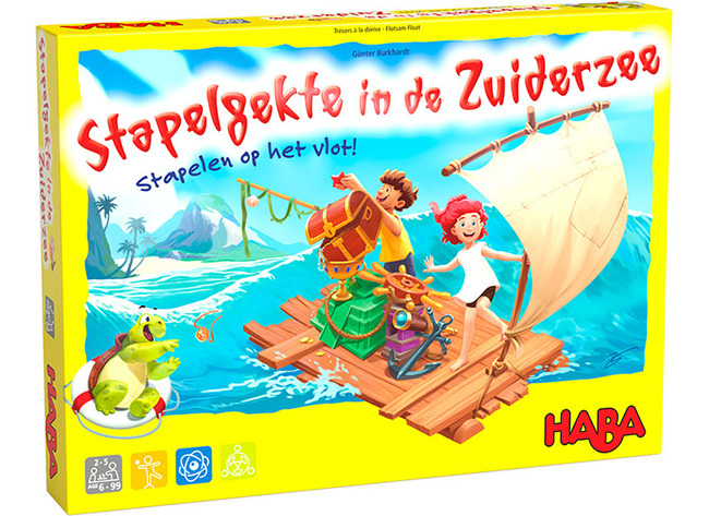 Spellen - Behendigheid - Haba - Stapelgekte In De Zuiderzee - Per Spel