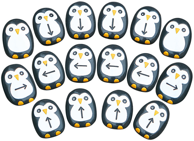 Spel - Programmeerspel - Yellow Door Pre-coding Penguin Stones - Pinguïn - Per Spel