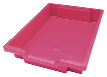 Opbergkist - F1 - 427 mm x 317 mm x 70 mm - fuchsia - per stuk