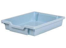 Opbergkist - N1 - 380 mm x 317 mm x 70 mm - lichtblauw - per stuk