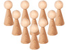 Loose parts - tickit Natural Wooden Figures - set van 10
