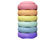 Bewegingsmateriaal - Stapelstein - pastel - set van 6