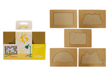 Creapapier - sodertex - craft passepartout kaarten - fantasie - set van 10
