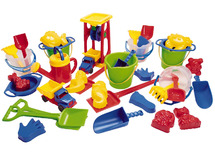 Zand - zandbakset - Dantoy - vormen - set van 37 assorti