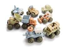 Autohoek - Bioplastic - Voertuigen 8 Stuks