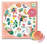Stickers - glitter paradijs 30st