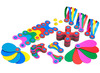 Constructie - magnetische blokken - Clixo - set van 60
