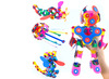 Constructie - magnetische blokken - Clixo - set van 60