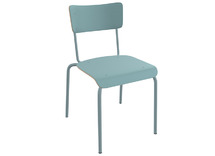 Stoel - College - Unikleur - Vierpoot - 26 cm - blauw - per stuk