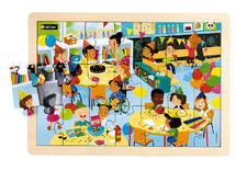 Puzzelset-Feest Op School