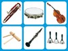 Geluidenlotto-muziekinstrumenten