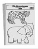 Karton-deco-dieren