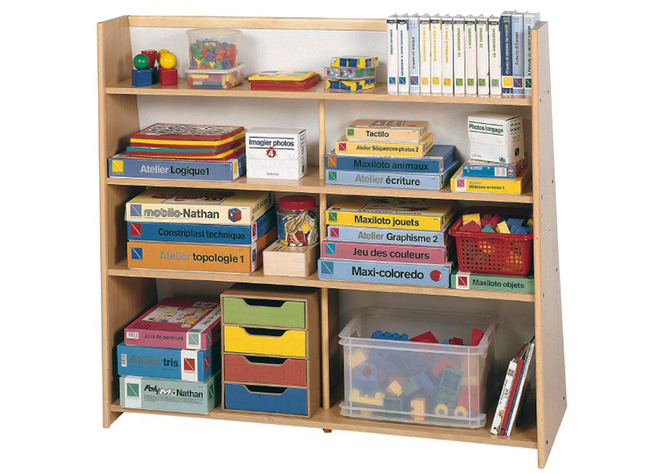 Boekenkast Met Schuin Vlak - Beuk - Per Stuk