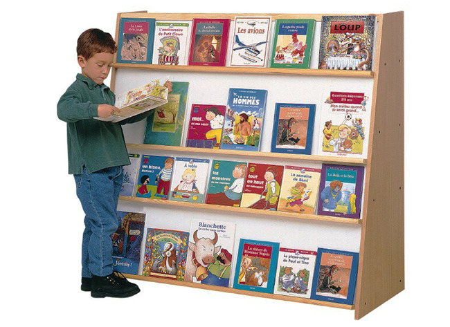 Boekenkast Met Schuin Vlak - Wit - Per Stuk