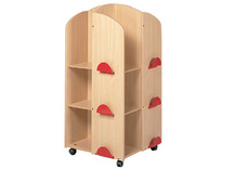 Boekentoren - hout - 12 schappen - beuk - per stuk