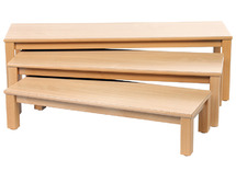 Zitbank - Driedelig - beuk - per stuk