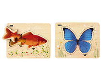 Houten Puzzels - De Dieren - Set Van 4