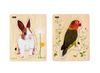 Houten Puzzels - De Dieren - Set Van 4