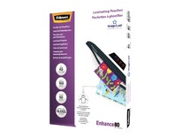 Lamineerhoezen - Fellowes Enhance80 ImageLast - 80 micron - A5 - glanzend - set van 100