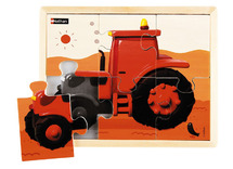 Kleurenpuzzel - voertuigen