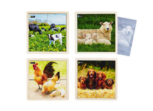 Puzzels - Dieren En Hun Familie Set/4