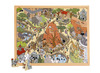 Themapuzzel - de dierentuin - 36 stukjes - hout - per stuk