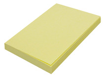 Memoblaadjes - Info Notes - 125 x 75 mm - geel - per stuk