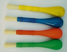 Penselen - bolvormig - set van 10