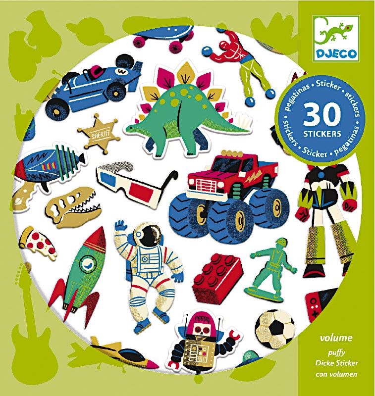 Stickers - Speelgoed 30St -