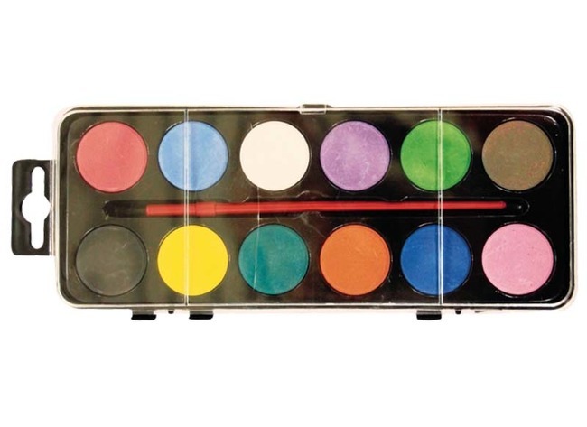 Verf - Aquarel - Waterverf - Budget - Set Van 12 Assorti