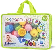 Eerste Speelgoed - Lalaboom - Snap Beads - Klasset - 48 Stuks