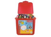 Potloden - waspotloden - Stabilo Woody 3in1 - klaspot - voordeelpakket - set van 38 assorti