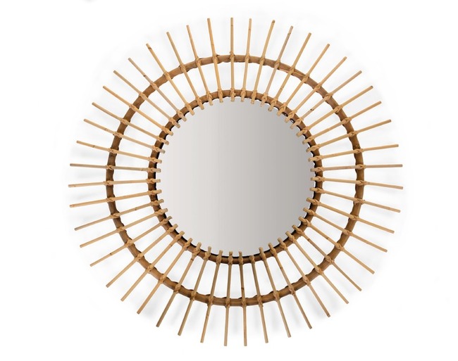 Spiegel - Rattan 60 Cm